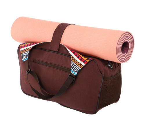 Сумка для йоги KINDFOLK Yoga bag SP-Sport помаранчевий-блакитний