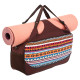 Сумка для йоги KINDFOLK Yoga bag SP-Sport помаранчевий-блакитний