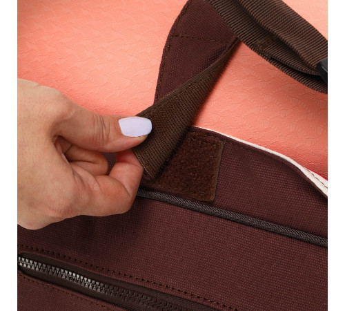 Сумка для йоги KINDFOLK Yoga bag SP-Sport помаранчевий-блакитний