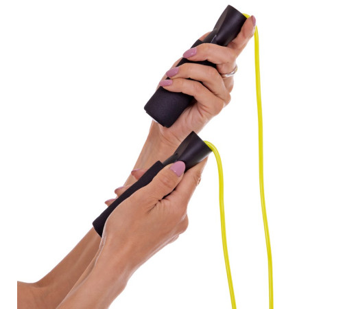 Скакалка з PVC джгутом MODERN 2,75м салатовий
