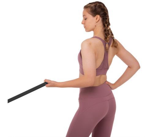Резина петля для подтягиваний и тренировок лента силовая SP-Sport Fitness LINE 120-175кг черный