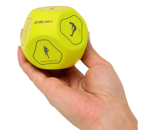 Кубики для тренировок кости для фитнеса Sports Dice MDbuddy 2штуки ø7,5см цвета в ассортименте