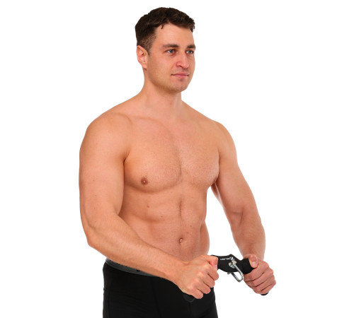 Рукоятка для тяги c узким хватом Pull Down Handle нескользящее покрытие Mdbuddy размер 35х22х14,5см черный