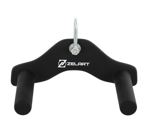 Рукоятка для тяги з вузьким хватом Pull Down Handle нековзне покриття Mdbuddy розмір 25х12х13см чорний
