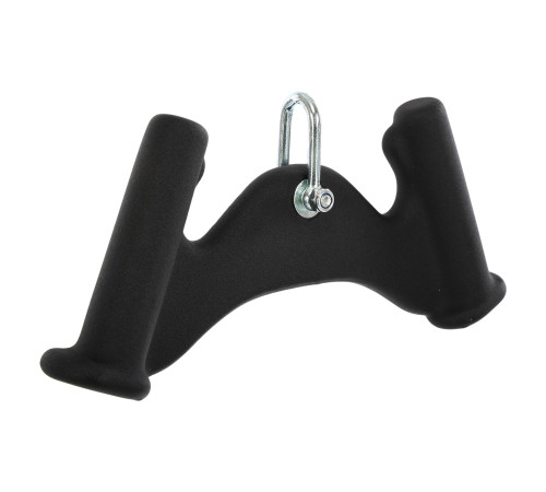 Рукоятка для тяги з вузьким хватом Pull Down Handle нековзне покриття Mdbuddy розмір 34х5,5х15см чорний
