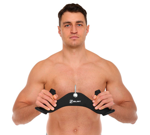 Рукоятка для тяги c узким хватом Pull Down Handle нескользящее покрытие Mdbuddy размер 43,5х5,5х14см черный