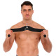 Рукоятка для тяги вниз c широким хватом Lat Pull Down Bar нескользящее покрытие Mdbuddy размер 52х10х15см черный