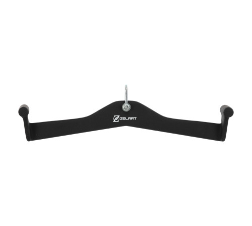 Рукоятка для тяги вниз c широким хватом Lat Pull Down Bar нескользящее покрытие Mdbuddy размер 55х12х12см черный