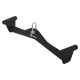 Рукоятка для тяги вниз c широким хватом Lat Pull Down Bar нескользящее покрытие Mdbuddy размер 55х12х12см черный