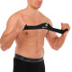 Рукоятка для тяги вниз c широким хватом Lat Pull Down Bar нескользящее покрытие Mdbuddy размер 55х12х12см черный