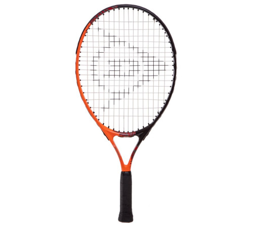 Ракетка для великого тенісу дитяча DUNLOP FORCE COMP 5-6років 21" чорний-помаранчевий