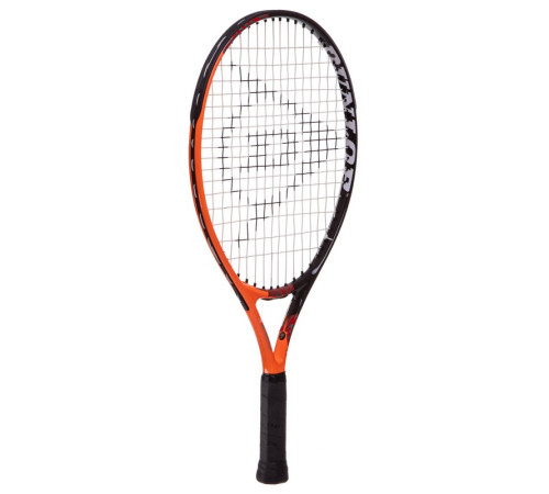 Ракетка для великого тенісу дитяча DUNLOP FORCE COMP 5-6років 21" чорний-помаранчевий