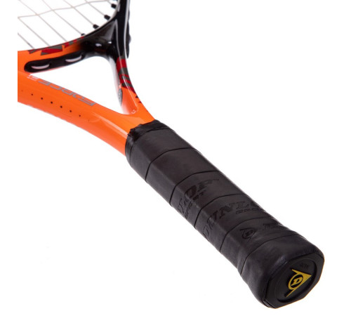 Ракетка для великого тенісу дитяча DUNLOP FORCE COMP 5-6років 21" чорний-помаранчевий