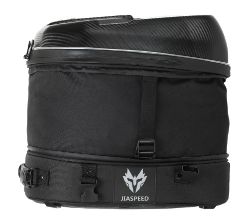 Сумка на бак мотоцикла на магнітах Tank Bag JIASPEED 28x18+16x35см чорний
