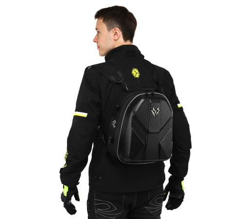 Сумка на бак мотоцикла на магнітах Tank Bag JIASPEED 28x18+16x35см чорний