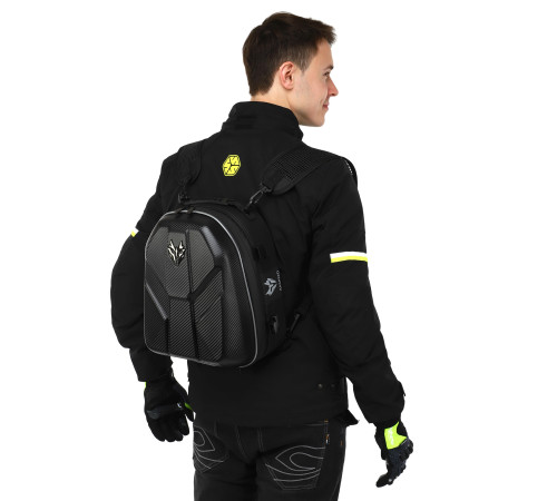 Сумка на бак мотоцикла на магнітах Tank Bag JIASPEED 28x18+16x35см чорний