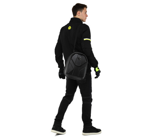 Сумка на бак мотоцикла на магнітах Tank Bag JIASPEED 28x18+16x35см чорний