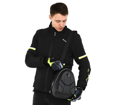 Сумка на бак мотоцикла на магнітах Tank Bag JIASPEED 22x17x28см чорний