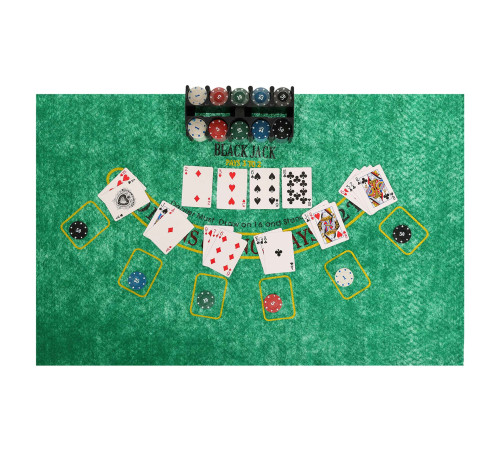 Набір для покеру в металевій коробці Poker game set SP-Sport 500 фішок