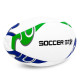 М'яч для регбі SOCCER STAR №5 білий-фіолетовий-салатовий