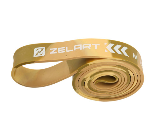 Резина петля для подтягиваний и тренировок лента силовая Zelart POWER BANDS хаки-камуфляж