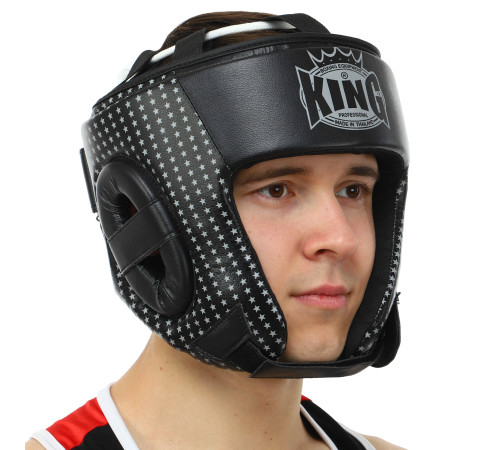 Шолом боксерський відкритий PVC TPKING S-XL кольори в асортименті