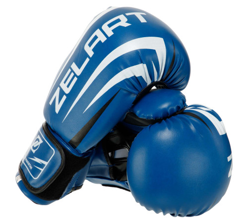Перчатки боксерские на липучке PU Zelart SHARP 8-12 унций цвета в ассортименте