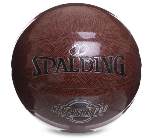 Мяч баскетбольный SPALDING NEVERFLAT PRO размер 7 оранжевый