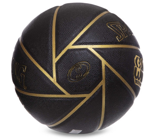 Мяч баскетбольный SPALDING GLOW WIND размер 7 черный