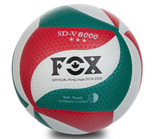 Мяч волейбольный FOX №5 PU цвета в ассортименте