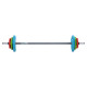 Штанга разборная для фитнеса и аэробики фитнес памп LiveUp длина-1,4м 25мм 20кг разноцветный