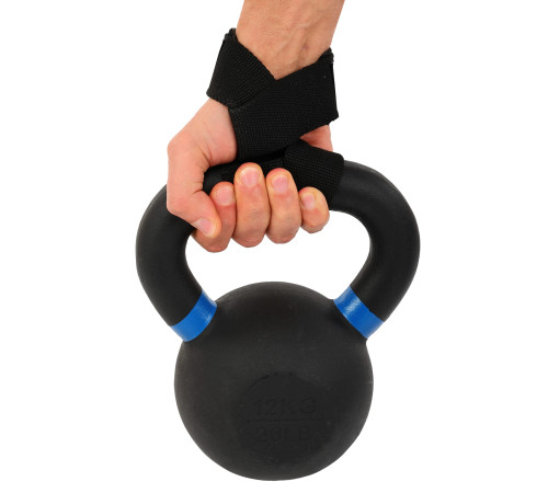 Лямки для тяги LIFTING STRAP LiveUp 2шт чорний