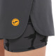 Шорты спортивные двойные 2 в 1 женские Joma INDOOR GYM S-XL черный
