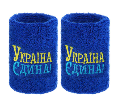 Напульсник спортивний махровий вбираючий вологу УКРАЇНА Єдина 1шт кольори в асортименті