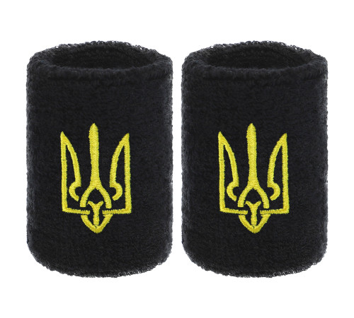 Напульсник спортивний махровий вбираючий вологу Герб України 1шт кольори в асортименті