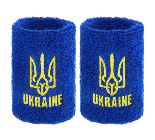 Напульсник спортивний махровий вбираючий вологу UKRAINE 1шт кольори в асортименті