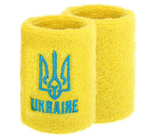 Напульсник спортивний махровий вбираючий вологу UKRAINE 1шт кольори в асортименті