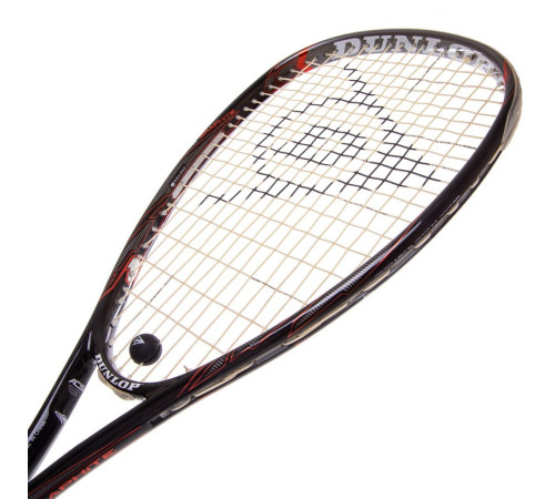 Ракетка для сквошу 27" DUNLOP D SR BLACKSTORM 4D GRAPHITE HL SQU/RKT чорний