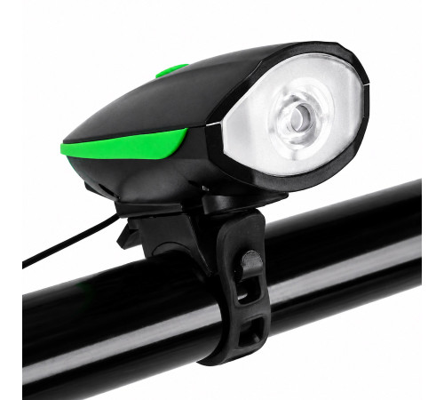 Фара велосипедная передняя с сигналом фонарик с USB зарядкой SP-Sport синий