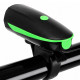 Фара велосипедная передняя с сигналом фонарик с USB зарядкой SP-Sport синий