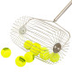 Машина-кошик для збору тенісних м'ячів TENNIS BALL CART TELOON чорний
