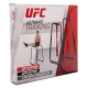 Бруси підлогові-хайлетси еквалайзер тренувальний з ременями push-up UFC DIP STATION (метал, р-р 85x67x105см, чорний)
