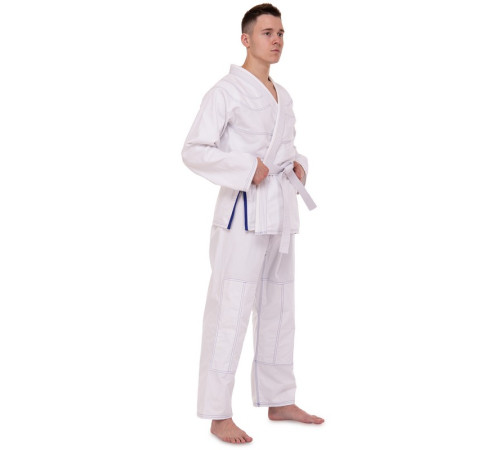 Кімоно для бразильського джиу-джитсу BJJ біле куртка та штани VELO 140-200см білий