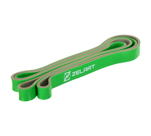 Гума петля для підтягувань та тренувань стрічка силова Zelart POWER LOOP 191г салатовий
