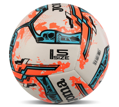 М'яч футбольний Joma NEPTUNE III №5 білий-помаранчевий