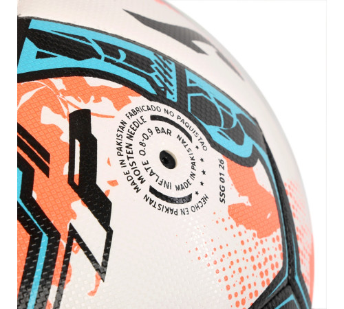 М'яч футбольний Joma NEPTUNE III №5 білий-помаранчевий