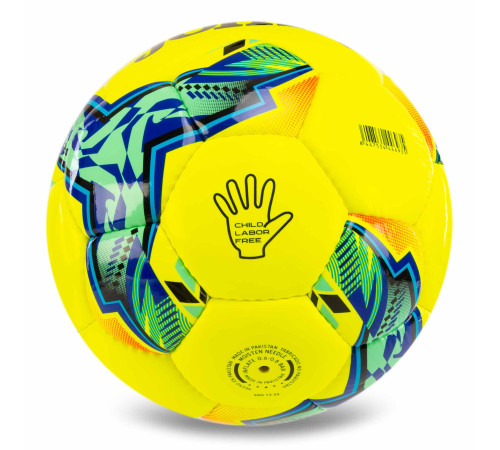 Мяч футбольный Joma DALI IV №4 желтый-синий