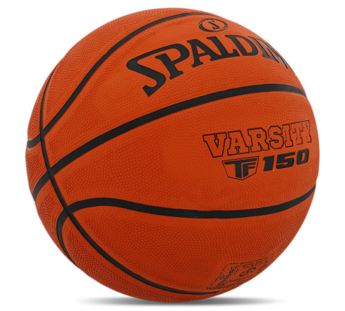 Мяч баскетбольный резиновый SPALDING SLAM DUNK размер 7 оранжевый