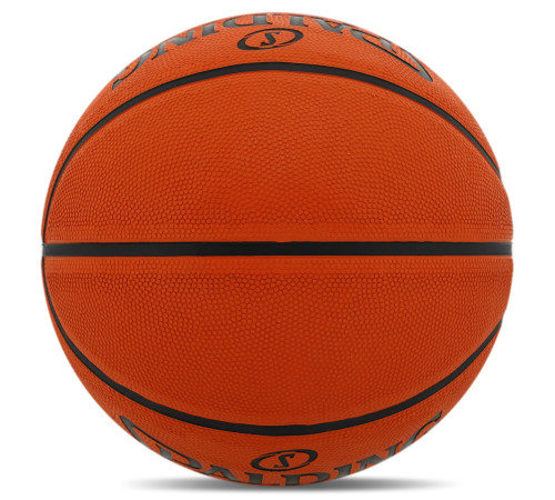 Мяч баскетбольный резиновый SPALDING SLAM DUNK размер 7 оранжевый