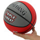 М'яч баскетбольний гумовий SPALDING TRIPLE THREAT розмір 7 сірий-червоний